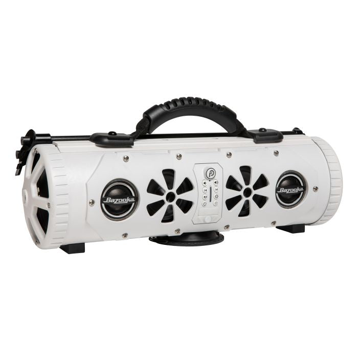 Bazooka Bluetooth Mini G3 Party Bar 16-Inch White - Wireless Portable Sound System