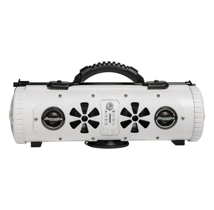 Bazooka Bluetooth Mini G3 Party Bar 16-Inch White - Wireless Portable Sound System