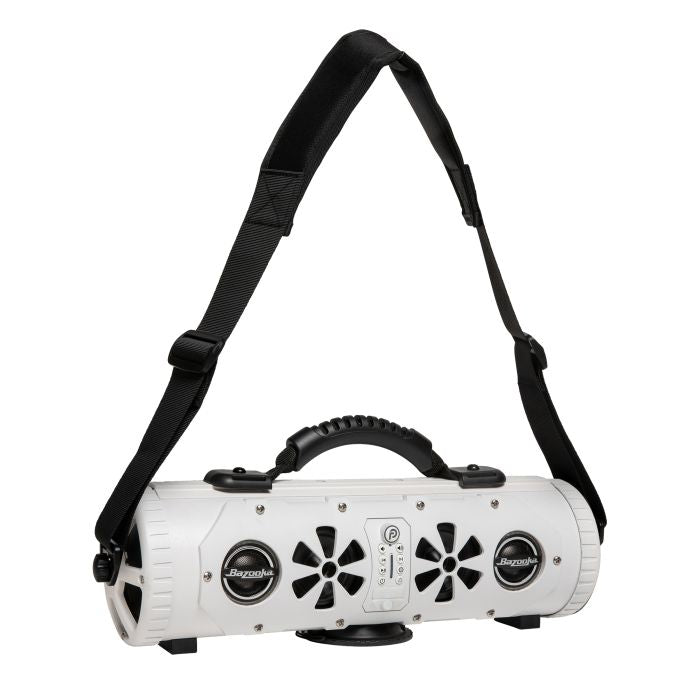 Bazooka Bluetooth Mini G3 Party Bar 16-Inch White - Wireless Portable Sound System