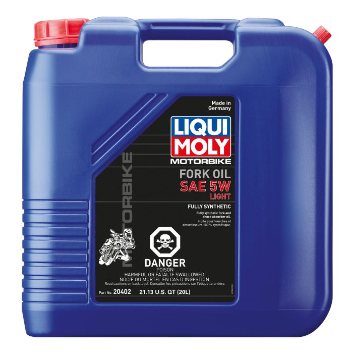 LIQUI MOLY Motorbike Fork Oil 5W Light - 20 Liter Container