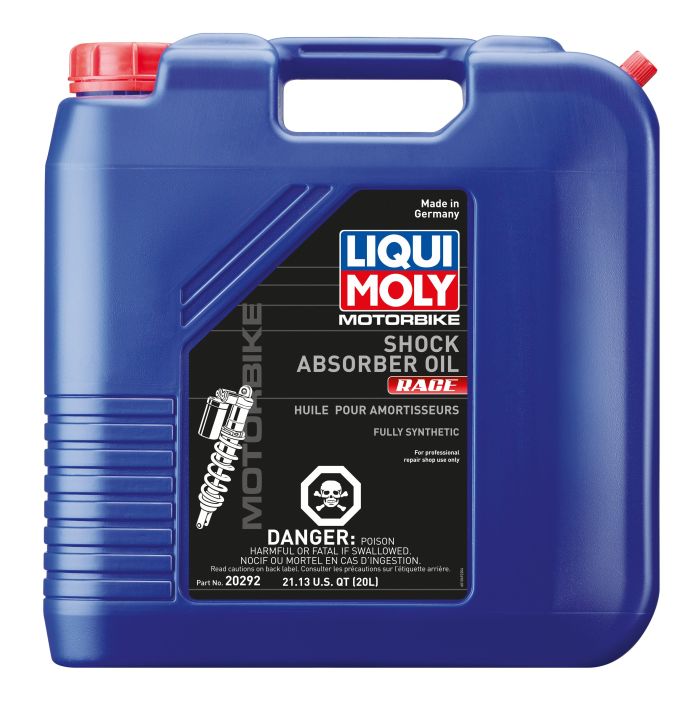 Liqui Moly Motorcycle Shock Absorber Oil Race 20 Liter - High-Performance Lubricant for Superior Suspension Maintenance