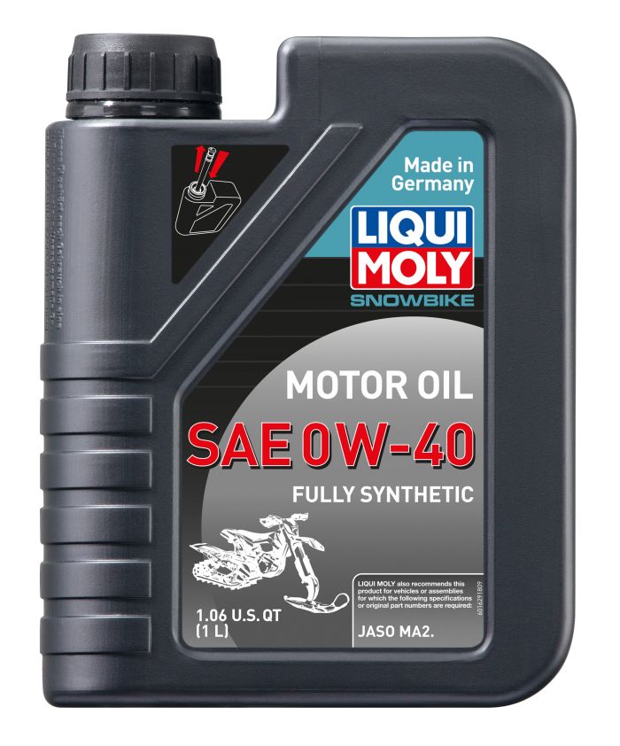 LIQUI MOLY Snowbike Motor Oil 0W-40, 1 Liter - High-Performance Synthetic Oil for Snowbikes