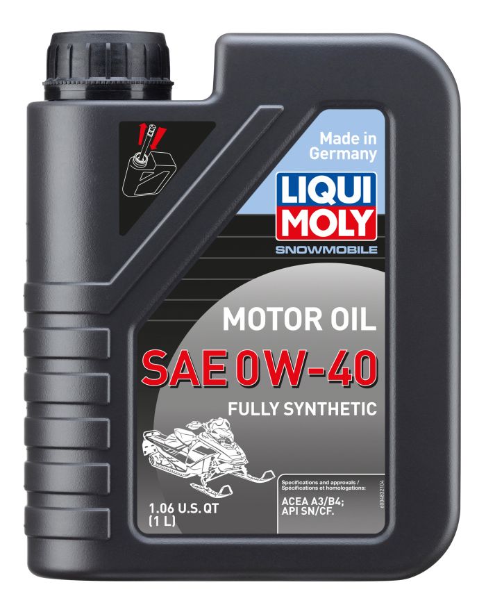 LIQUI MOLY Snowmobile Motor Oil 0W-40, 1 Liter