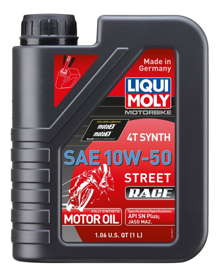 LIQUI MOLY Motorbike 4T Synth 10W-50 Street Race - 1 Liter