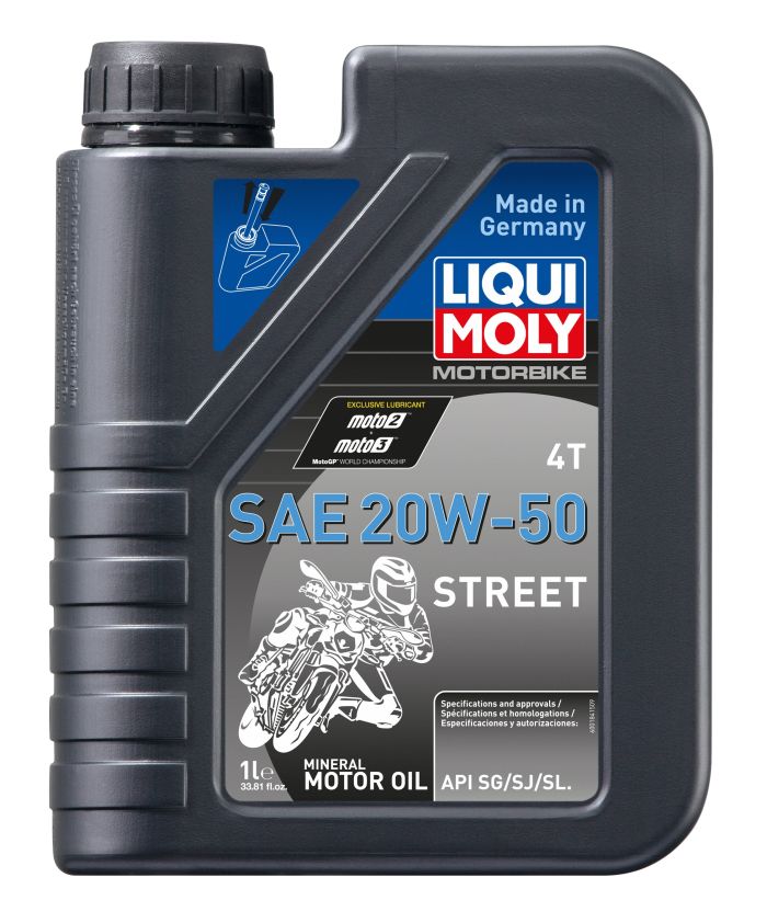 Liqui Moly Motorbike 4T 20W-50 Street 1 Liter - High-Performance Motorcycle Oil