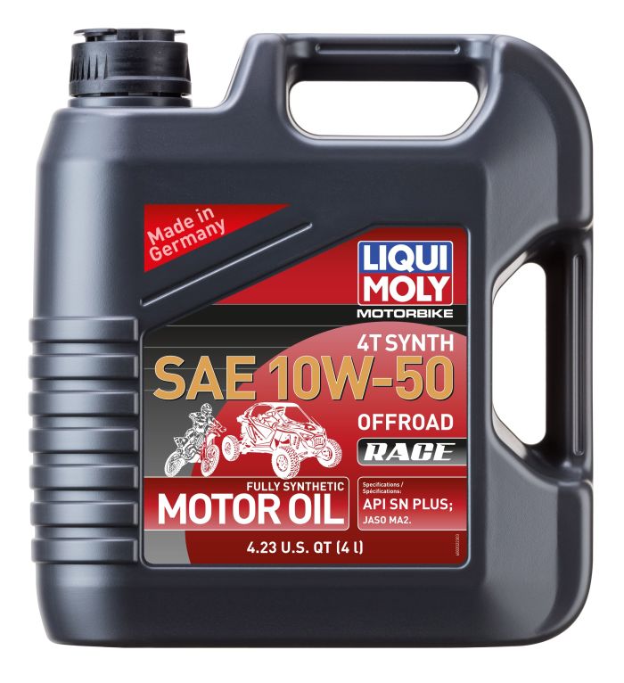 LIQUI MOLY Motorbike 4T Synth 10W-50 Offroad Race - 4 Liter