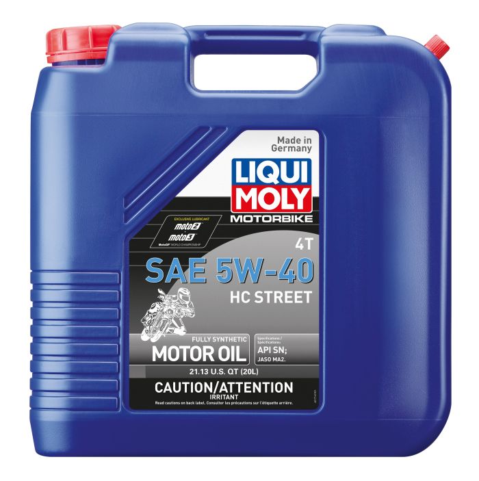 LIQUI MOLY Motorbike 4T 5W-40 HC Street - 20 Liter Container
