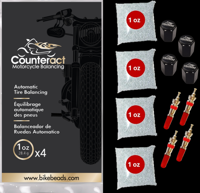 Counteract Balance Bead Shop Pack (4) 1 oz Bags with Caps & Cores – COUNTERACT MK1OZ