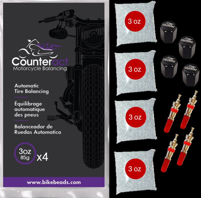 Counteract Balance Bead Shop Pack (4) 3 oz Bags with Cores & Caps – COUNTERACT MK3OZ