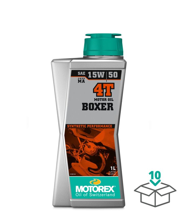 Motorex Boxer 4T 15W50 Motorcycle Oil - 1 Liter