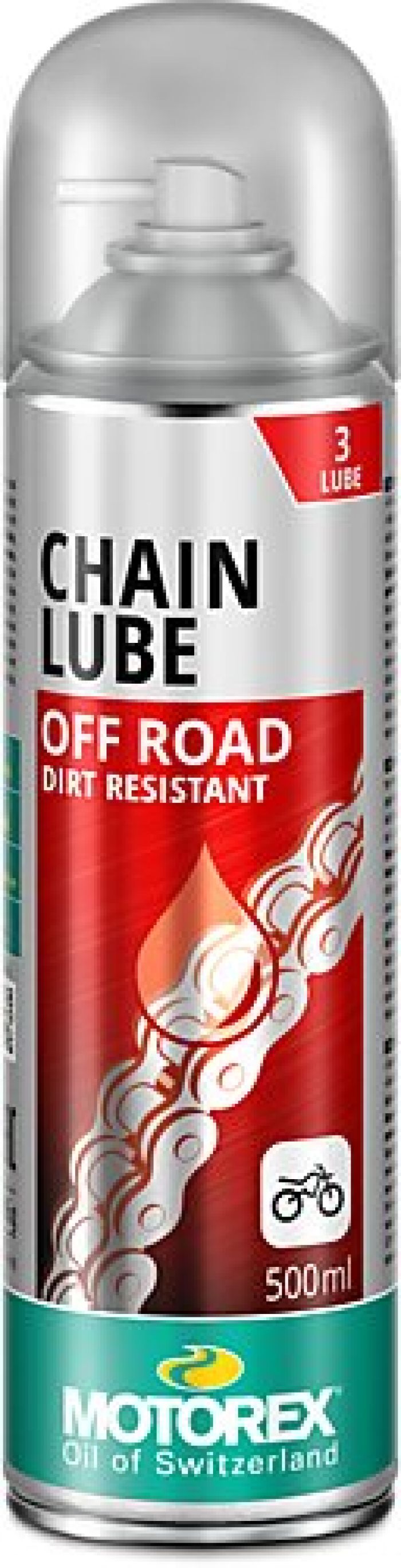 Motorex Chain Lube Off-Road 500ml - Heavy Duty Chain Lubricant for Off-Road Vehicles