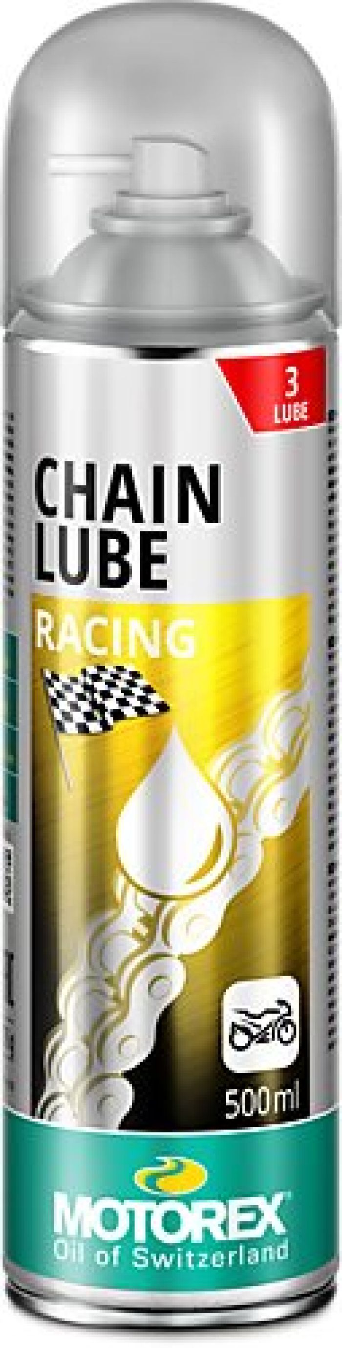 MOTOREX Chain Lube Racing 500 ml - High-Performance Chain Lubricant for Motorcycles