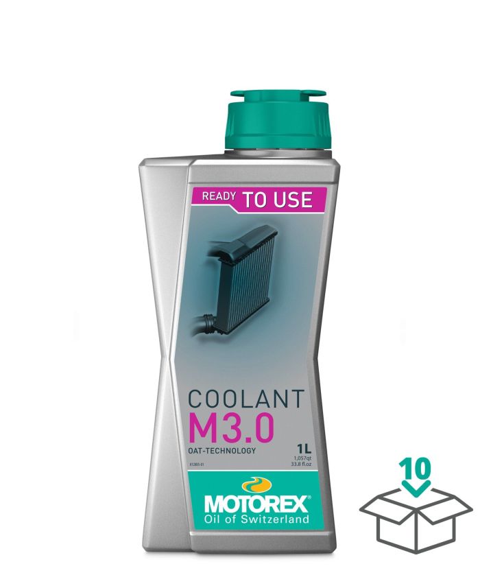 Motorex Coolant M3.0 Ready to Use, 1 Liter - High-Performance Engine Cooling Solution