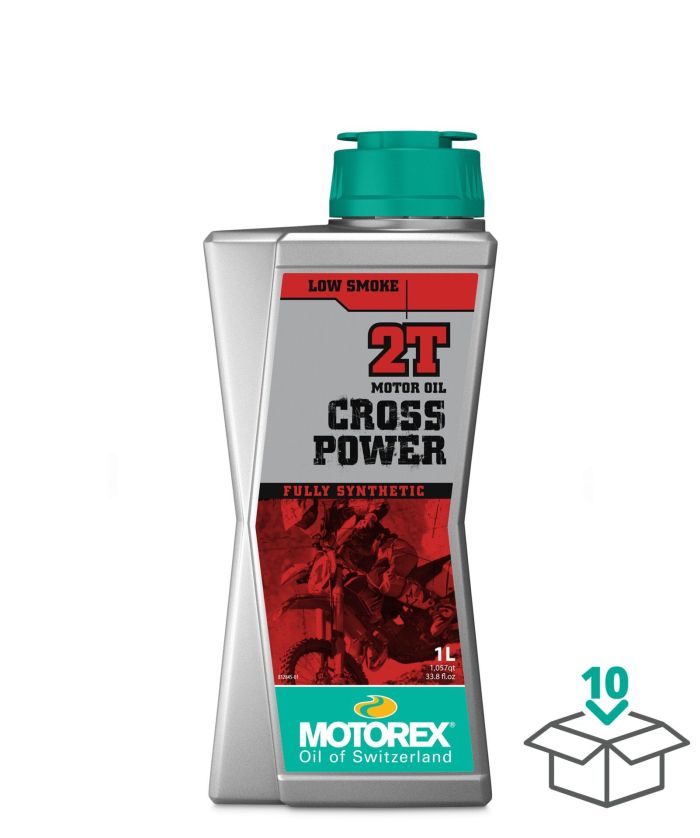Motorex Cross Power 2T 1 Liter - High-Performance Two-Stroke Engine Oil