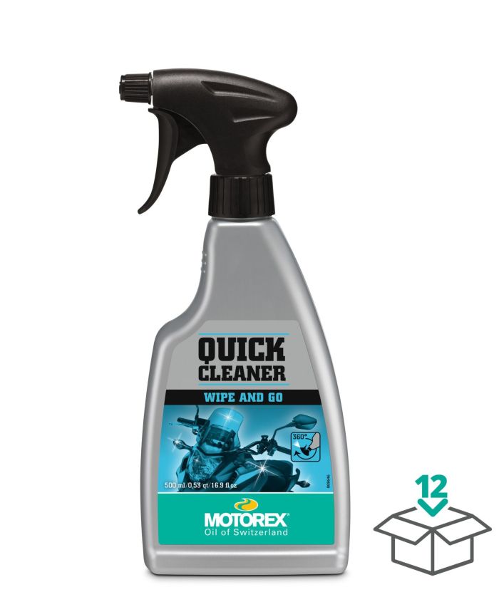Motorex Moto Quick Cleaner 16 fl oz – Fast and Effective Motorcycle Cleaning Solution