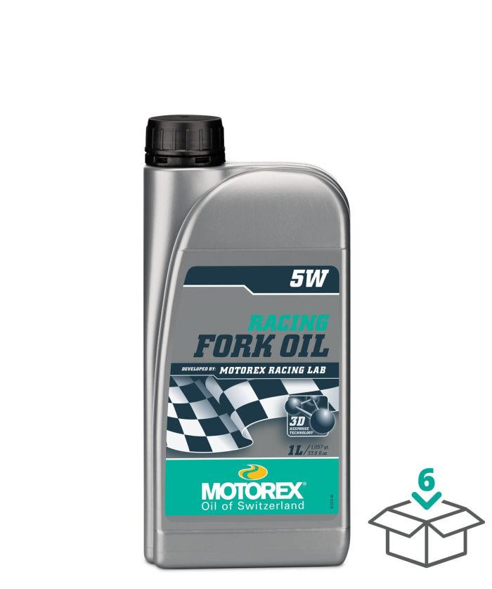 Motorex Racing Fork Oil 5W - 1 Liter for Optimal Suspension Performance