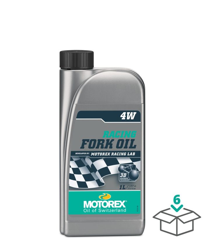 Motorex Racing Fork Oil 4W - 1 Liter for High-Performance Motorcycle Suspension