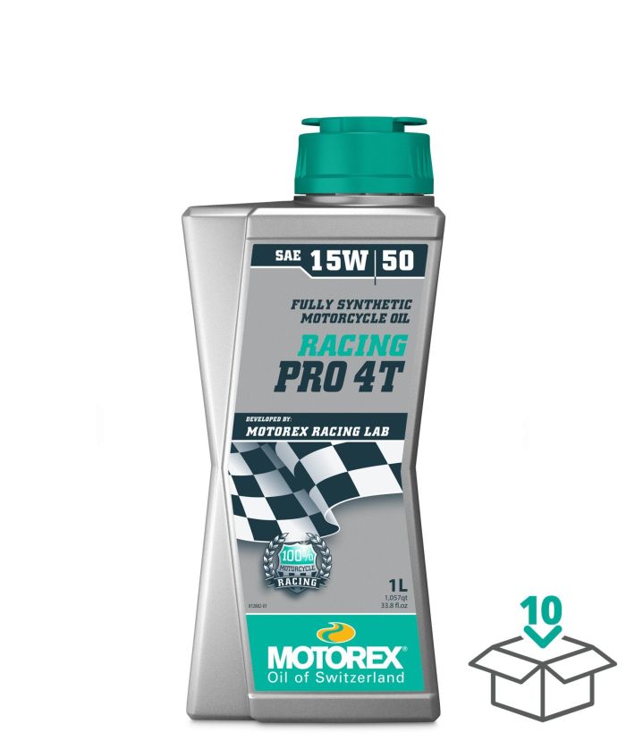 MOTOREX Racing Pro 4T 15W50 Motorcycle Oil - 1 Liter