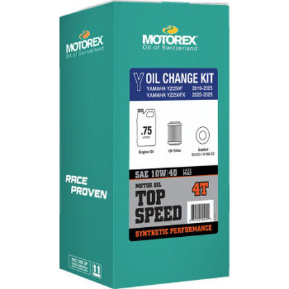 Motorex Oil Change Kit Top Speed 10W-40 for Yamaha YZ250F