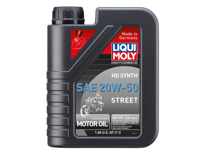 Liqui Moly Motorbike HD Synth 20W-50 Street Engine Oil - High Performance Lubricant for Motorcycles