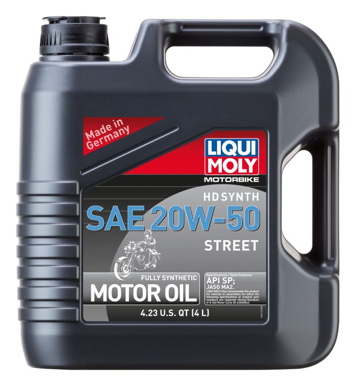LIQUI MOLY Motorbike HD Synthetic Oil 20W-50 Street - 4 Liters