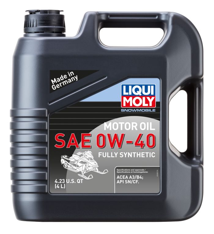 LIQUI MOLY Snowmobile Motor Oil 0W-40, 4 Liters - High-Performance Engine Lubricant