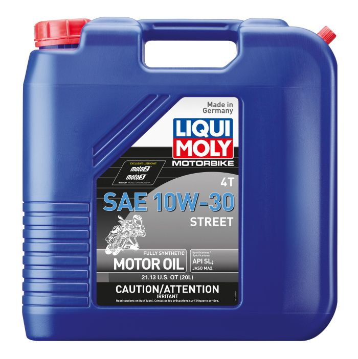 LIQUI MOLY Motorbike 4T 10W-30 Street Oil - 20L Container