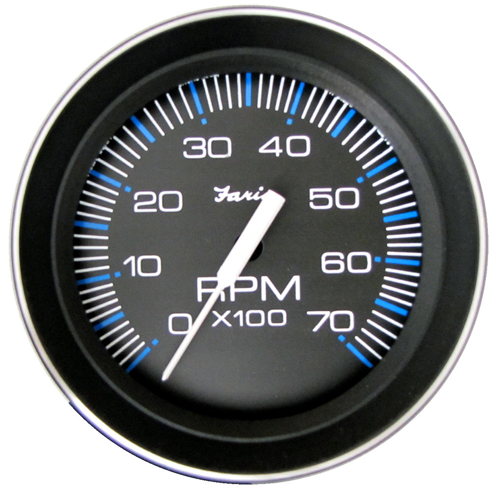 Faria Beede Instruments Coral 4-Inch Tachometer (7000 RPM) for All Outboard Engines
