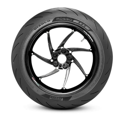 Pirelli Diablo Rosso III 180/55ZR17 Motorcycle Tire - High Performance and Reliable Grip