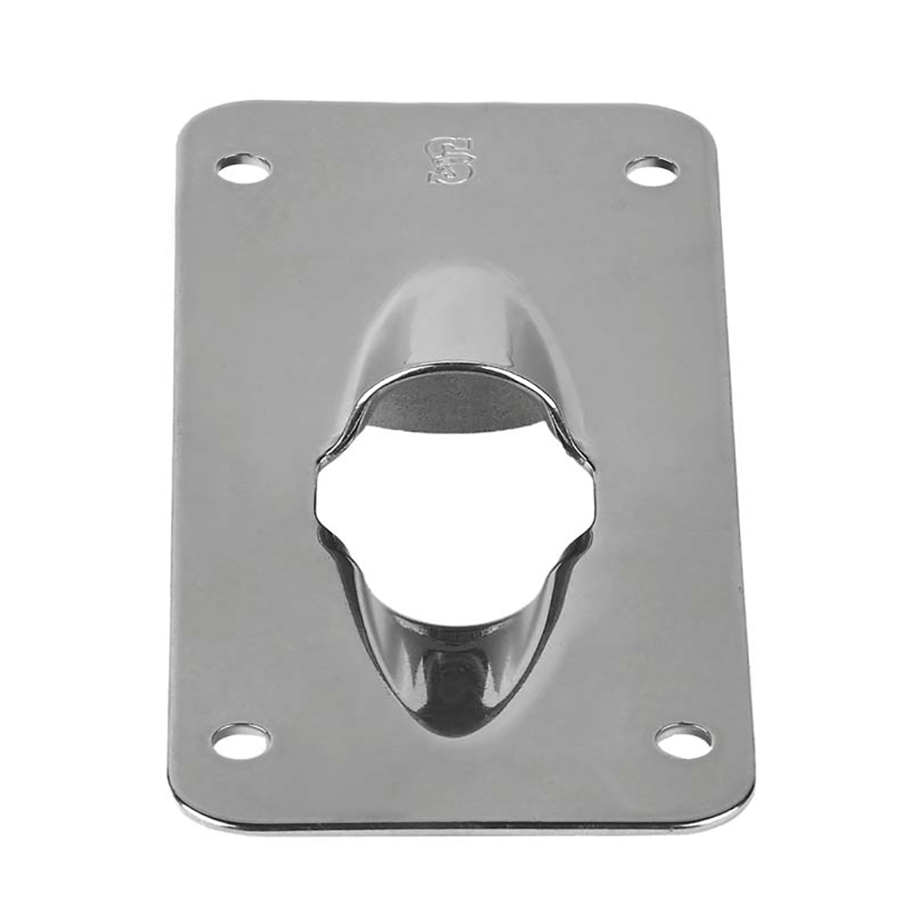 Schaefer Marine Halyard Exit Plate for Up to 3/4 Inch Line - Flat