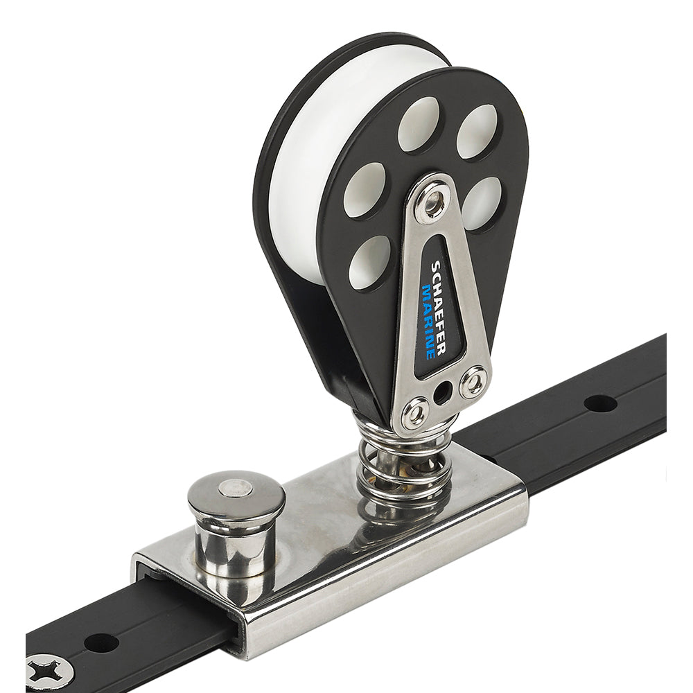 Schaefer Marine Spring Loaded Lined Aluminum Slide for 1-Inch T-Track (Part 504-82)