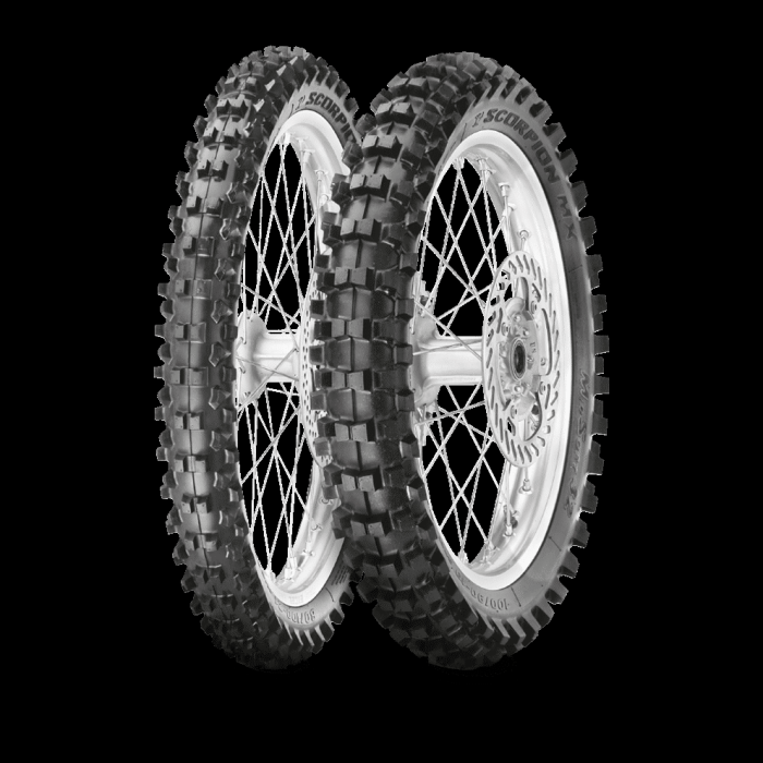 Pirelli Mid-Soft Stadium Tire 80/100-21 M/C 51M for Motorcycles
