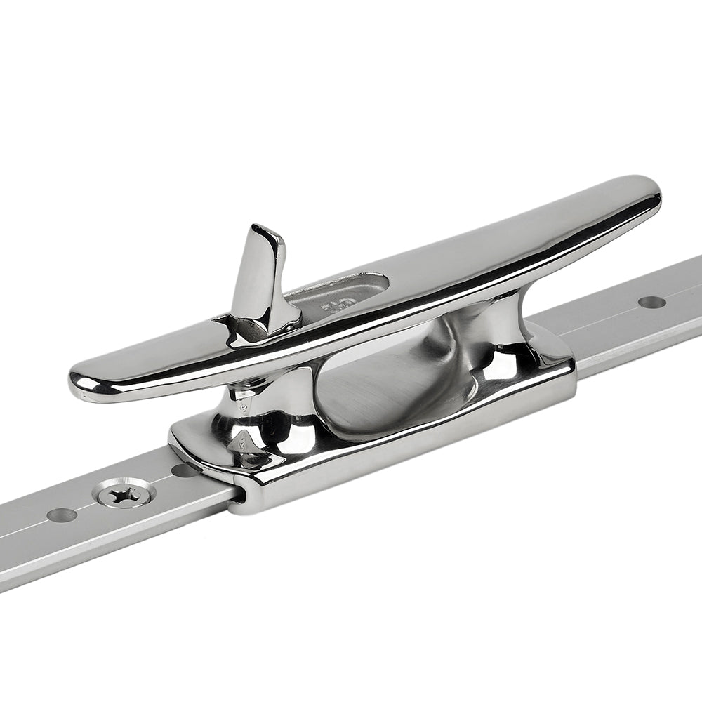 Schaefer Marine Mid-Rail Chock and Cleat in Stainless Steel - Part 70-74