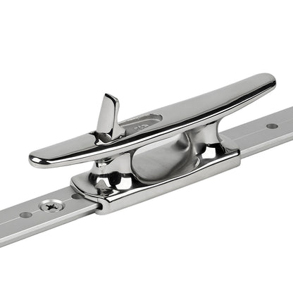Schaefer Marine Mid-Rail Chock and Cleat Stainless Steel - 1-1/4 inch