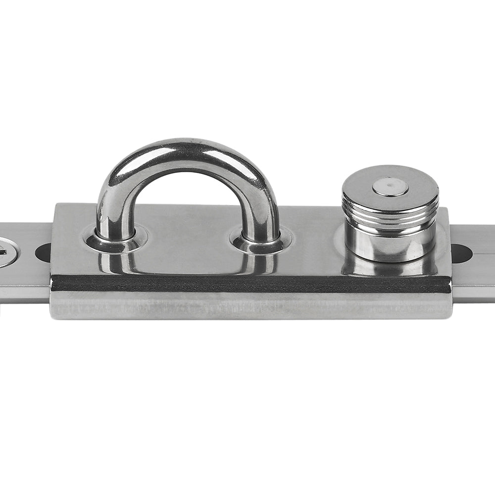 Schaefer Marine Stainless 1-1/4 inch T-Track Slider with Eye - Durable Marine Hardware