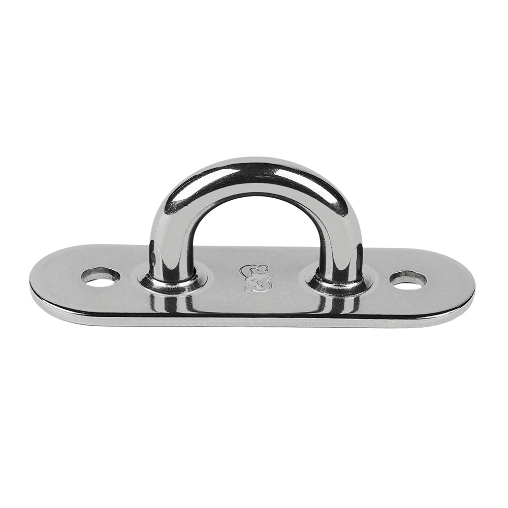 Schaefer Marine Stainless Steel Welded Pad Eye 3"L x 1"W for Heavy-Duty Marine Applications