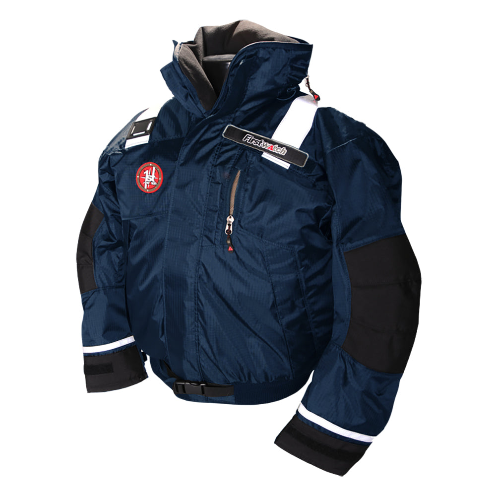First Watch AB-1100 Flotation Bomber Jacket - Navy Blue, Small
