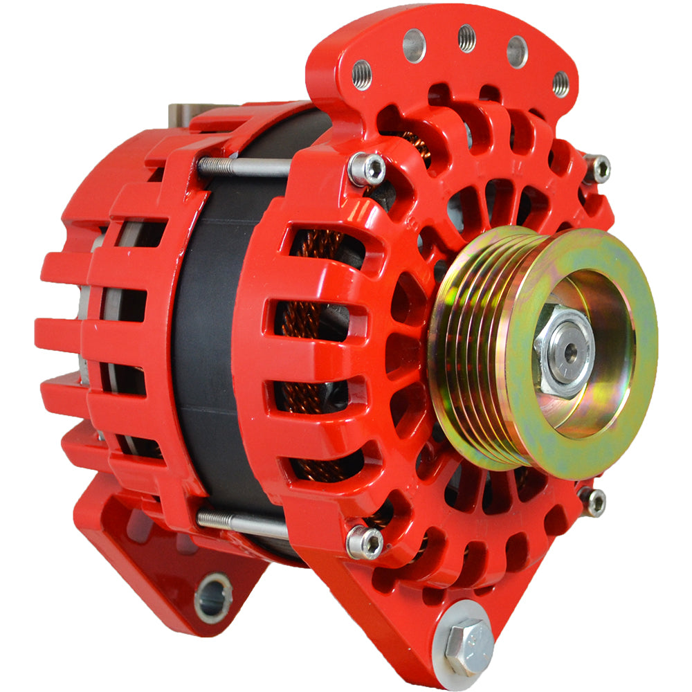 Balmar Alternator 3.15-inch Dual Foot Saddle K6 Serpentine Pulley - 170 Amp 12V