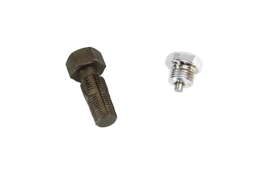 Colony Oversize Oil Tank Drain Plug with Tap for Harley Davidson FL Models by Colony