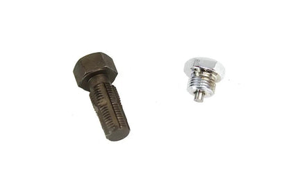 Colony Oversize Oil Tank Drain Plug with Tap for Harley Davidson FL Models by Colony