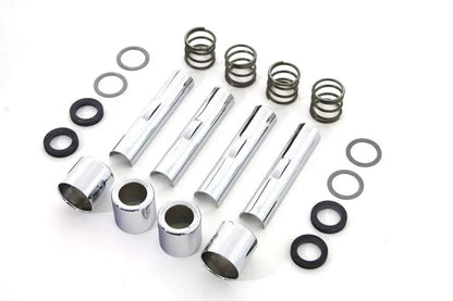 Colony Chrome Pushrod Cover Cup and Clip Kit for Harley Davidson FL Models (1940-1967) by Colony