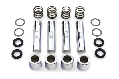 Colony Chrome Pushrod Cover Cup and Clip Kit for Harley Davidson FL Models (1940-1967) by Colony