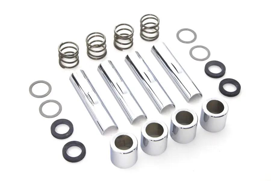 Colony Chrome Pushrod Cover Cup and Clip Kit for Harley Davidson FL Models (1940-1967) by Colony