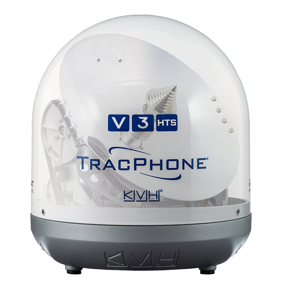 KVH TracPhone V3-HTS Ku-Band Mini-VSAT Marine Satellite Antenna - Model 01-0418-11