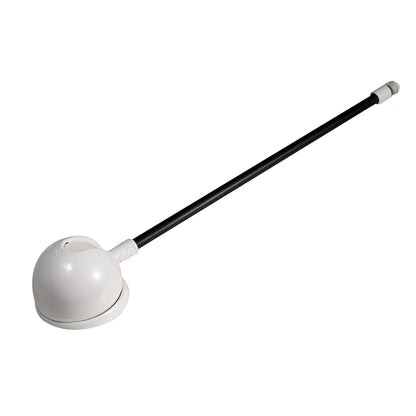 Lumitec Contour Anchor Light - 12-Inch Black Shaft with White Base