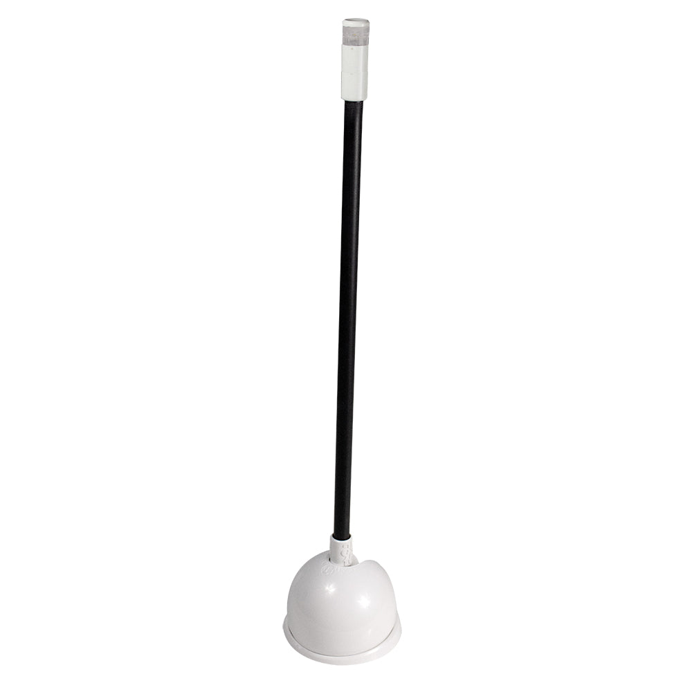 Lumitec Contour Anchor Light - 12-Inch Black Shaft with White Base