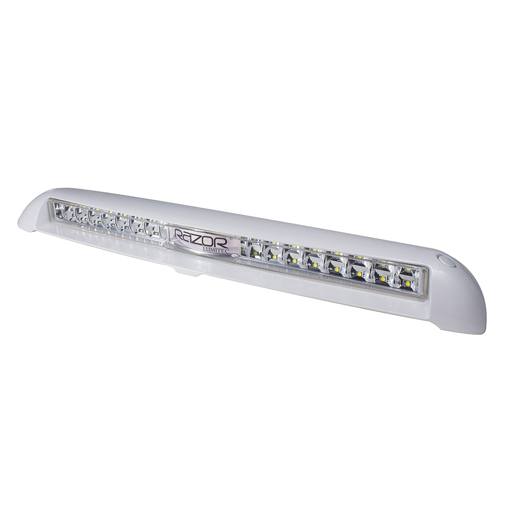 Lumitec Razor 18-Inch Flood Light Bar - Flush Mount White