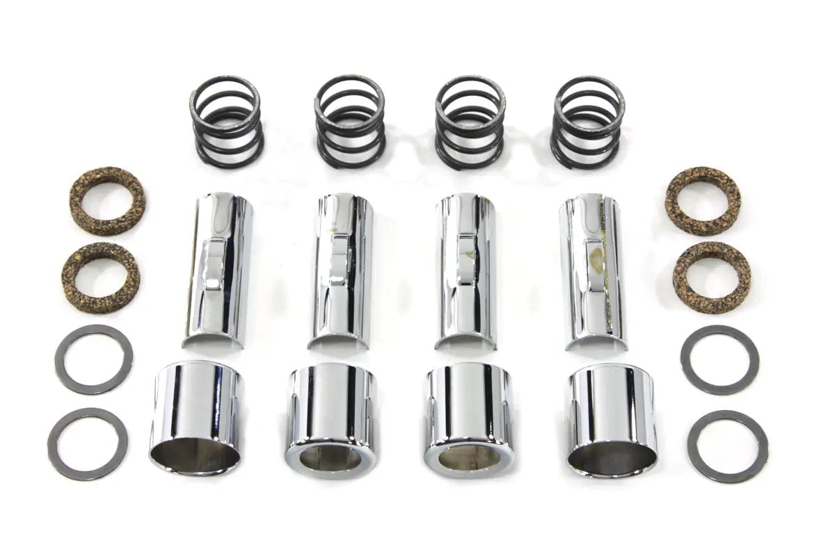 Colony Chrome Upper Pushrod Cover Kit for Harley Davidson EL (1936-1939) by Colony
