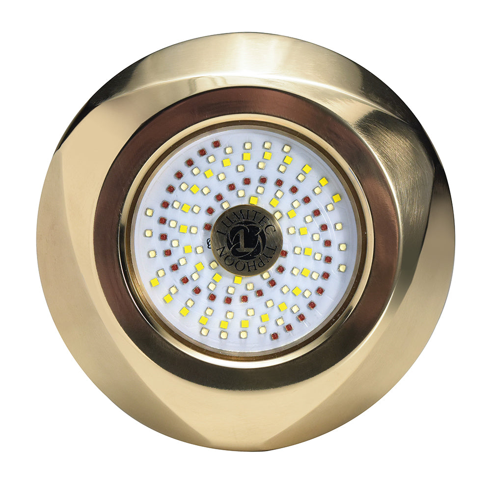 Lumitec SeaBlaze Typhoon Underwater Bronze Thru-Hull LED Light – RGBW Spectrum