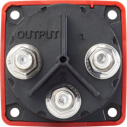 Blue Sea Systems 6008 M-Series 3-Position Battery Switch - Red